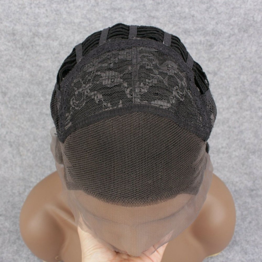 100% Human Hair Lace Front, Jet Black 18" inches - Picture 4 of 6